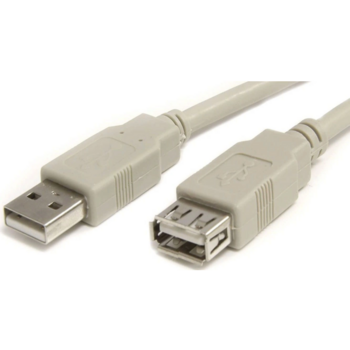 Кабель-удлинитель Premier 5-905 USB A(m) USB 2.0 A (f) 3м (5-905 3.0) серый