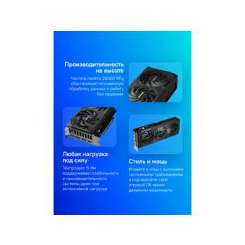 Видеокарта Gigabyte PCI-E 5.0 GV-N5070WF3OC-12GD 1.0 NVIDIA GeForce RTX 5070 12Gb 192bit GDDR7 2542/28000 HDMIx1 DPx3 HDCP Ret