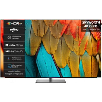 Телевизор OLED Skyworth 55" 55SXF9850 BM Series Frameless черный/черный 4K Ultra HD 120Hz DVB-T DVB-T2 DVB-C DVB-S DVB-S2 USB WiFi Smart TV