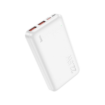 Мобильный аккумулятор Hoco J101 Astute 10000mAh QC3.0/PD3.0 22.5W 5A 2xUSB-A/USB-C белый (J101 ASTUTE WHITE)