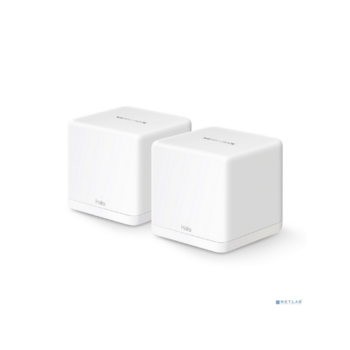 Бесшовный Mesh роутер Mercusys Halo H60X(2-pack) AX1500 10/100/1000BASE-TX белый (упак.:2шт)