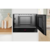 Встраиваемые микроволновые печи BOSCH Accent line. 900Вт, 5 режимов, инвертер, 21 л, черный, петли справа