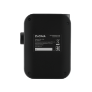 Автомобильный компрессор Digma QBK-120B шланг 0.2м