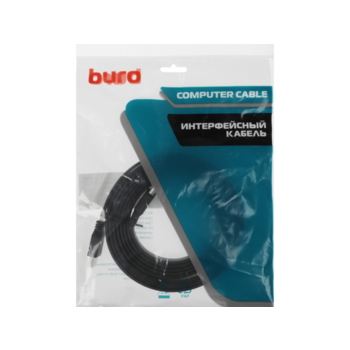 Кабель аудио-видео Buro BU-HDMI-FLAT-v1.4-3m HDMI (m)/HDMI (m) 3м. черный