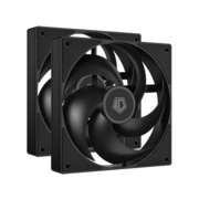 Вентилятор для корпуса ID-Cooling AS-140-K Duet 140х140x25 черный 4-pin 24.9дБ (упак.:2шт) Ret