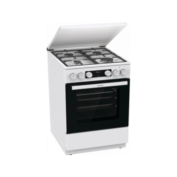 Плита Комбинированная Gorenje GK5C42WF-B белый (металлическая крышка) реш.чугун