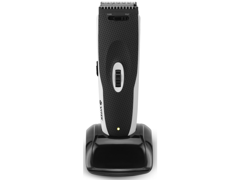 Машинка для стрижки Vitek VT-1355 белый (насадок в компл:2шт)