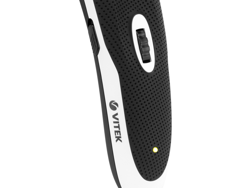Машинка для стрижки Vitek VT-1355 белый (насадок в компл:2шт)