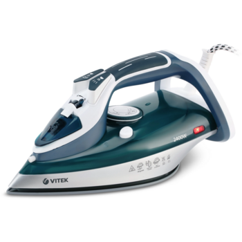 Утюг Vitek VT-8306 2400Вт белый/зеленый