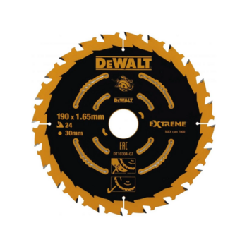 Диск пильный по лам./ДСП DeWalt DT10304-QZ d=190мм d(посад.)=30мм (торцовочные пилы)