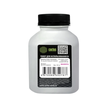 Тонер Cactus CS-TKYCUM-50 пурпурный флакон 50гр. для принтера Kyocera Color Universal TK-5хх/5270/8xx/8115/8305