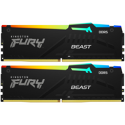 Память DDR5 2x32GB 5200MHz Kingston KF552C36BBEAK2-64 Fury Beast Expo RGB RTL Gaming PC5-41600 CL36 DIMM 288-pin 1.25В kit single rank с радиатором Ret