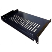 Полка стационарная для приборов Lanmaster TWT-CB-SFBF150-1U/18 1U нагр.:18кг. 19" черный (упак.:1шт)