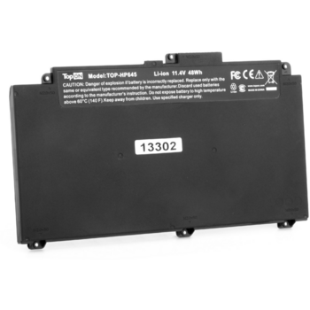 Батарея для ноутбука TopON TOP-HP645 11.4V 4200mAh литиево-ионная ProBook 645 G4, ProBook 645 G4, 3UP62EA, ProBook 645 G4, 3UP61EA (103293)