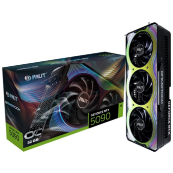 Видеокарта Palit PCI-E 5.0 RTX5090 GAMEROCK OC NVIDIA GeForce RTX 5090 32Gb 512bit GDDR7 2017/28000 HDMIx1 DPx3 HDCP Ret