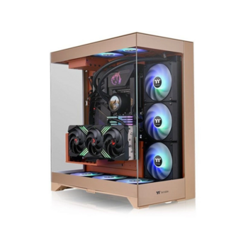 Корпус Thermaltake CTE E550 TG Gravel Sand коричневый без БП ATX 8x120mm 6x140mm 2xUSB3.0 audio bott PSU