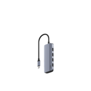 Концентратор USB-C Cudy UH500, 1 USB-C 3.0, 1x 4K@30Hz HDMI Port, 1x 100W USB-C port for PD Charging, 4x USB-A (UH500)