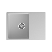 Кухонная мойка GRANFEST URBAN 668L gray 1-чаша+крыло 680*490мм, монтаж: врезной, материал: кварц, цвет: серый