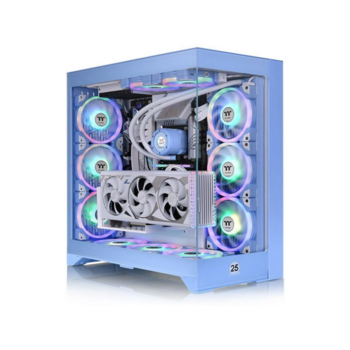Корпус Thermaltake CTE E600MX Hydrangea синий без БП E-ATX 11x120mm 4x140mm 2xUSB3.0 audio bott PSU