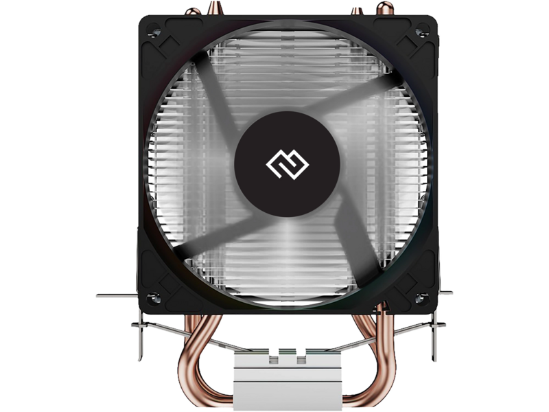 Устройство охлаждения(кулер) Digma D-CPC110-1 90x90x25mm Soc-AM5/AM4/1200/1700/1851 черный 3-pin 23dB Al+Cu 110W 245gr Ret
