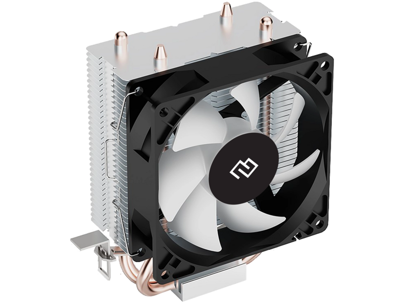 Устройство охлаждения(кулер) Digma D-CPC110-1 90x90x25mm Soc-AM5/AM4/1200/1700/1851 черный 3-pin 23dB Al+Cu 110W 245gr Ret