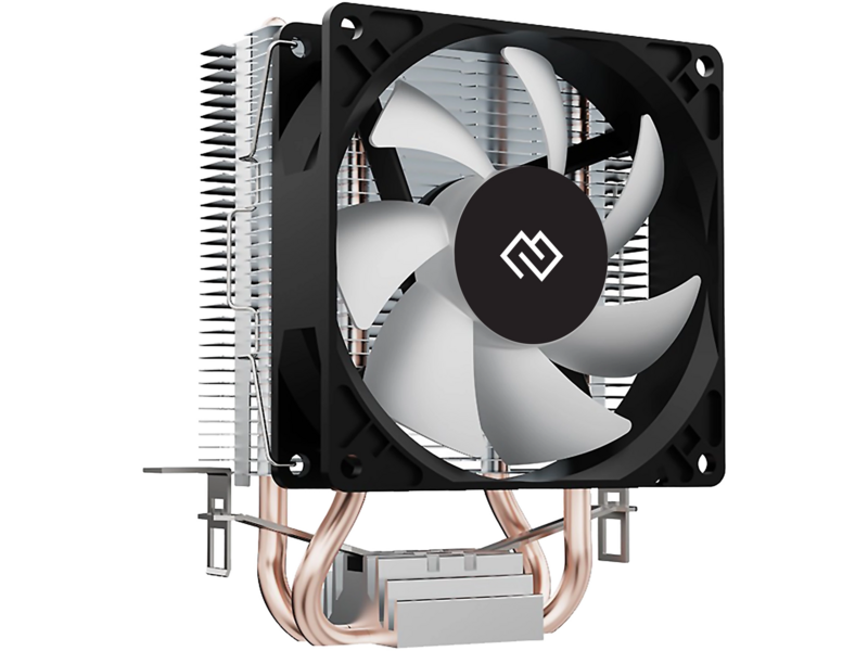 Устройство охлаждения(кулер) Digma D-CPC110-1 90x90x25mm Soc-AM5/AM4/1200/1700/1851 черный 3-pin 23dB Al+Cu 110W 245gr Ret