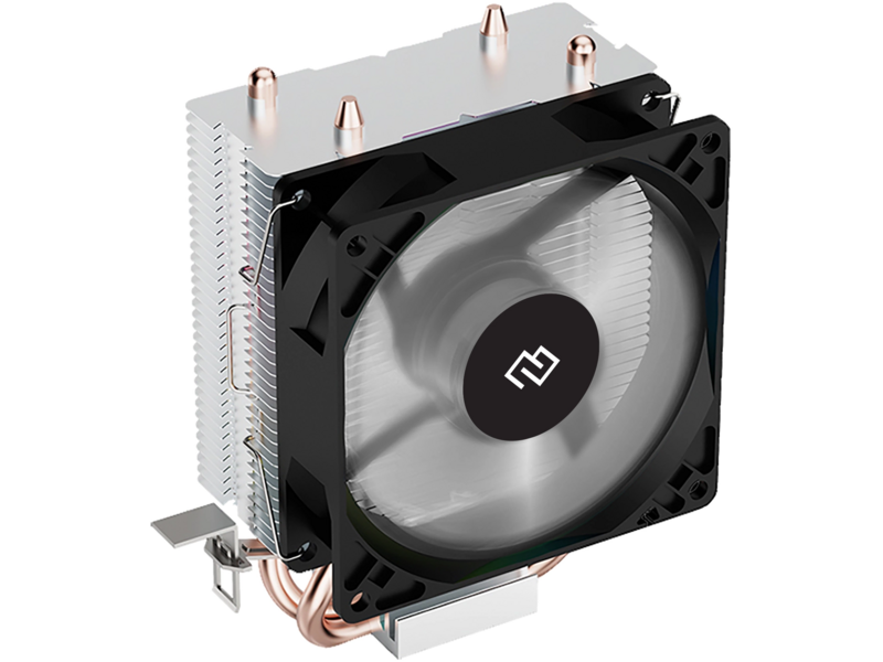Устройство охлаждения(кулер) Digma D-CPC110-1 90x90x25mm Soc-AM5/AM4/1200/1700/1851 черный 3-pin 23dB Al+Cu 110W 245gr Ret