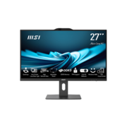 Моноблок Моноблок/ MSI PRO AP272P 14M-628XRU 27"(1920x1080 (матовый) IPS)/Intel Core i5 14400(2.5Ghz)/8192Mb/512PCISSDGb/noDVD/Int:Intel UHD Graphics 730/Cam/BT/WiFi/-/war 1y/4.63kg/Black/noOS + Wireless KB+M