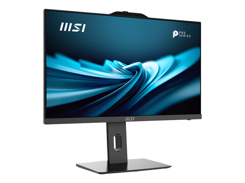 Моноблок MSI Pro AP242P 14M AIO 23.8" FHD(1920x1080)IPS AG Non-touch, Сore i5-14400 (2.5GHz), 8Gb DDR5(1x8Gb), 512Gb SSD m.2, Intel UHD, WiFi+BT, Camera, Wireless keyboard&Mouse, NoOS, 1y war-ty, Black