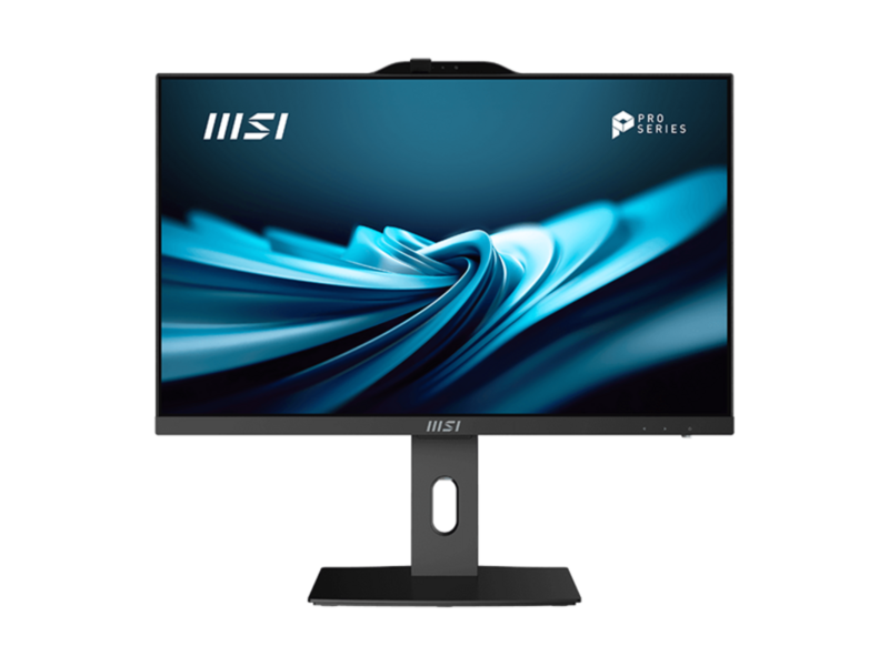 Моноблок MSI Pro AP242P 14M AIO 23.8" FHD(1920x1080)IPS AG Non-touch, Сore i5-14400 (2.5GHz), 8Gb DDR5(1x8Gb), 512Gb SSD m.2, Intel UHD, WiFi+BT, Camera, Wireless keyboard&Mouse, NoOS, 1y war-ty, Black