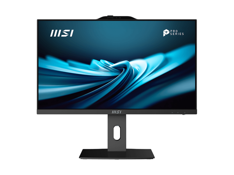 Моноблок MSI Pro AP242P 14M AIO 23.8" FHD(1920x1080)IPS AG Non-touch, Сore i5-14400 (2.5GHz), 8Gb DDR5(1x8Gb), 512Gb SSD m.2, Intel UHD, WiFi+BT, Camera, Wireless keyboard&Mouse, NoOS, 1y war-ty, Black