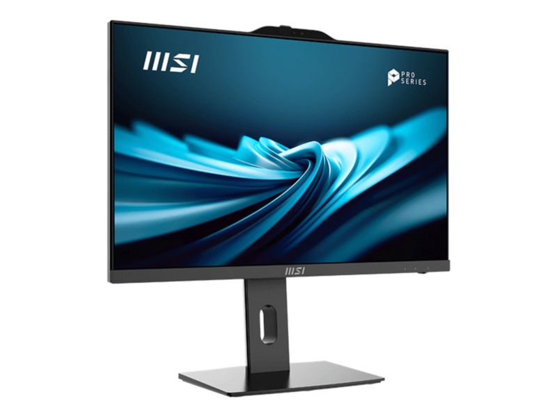 Моноблок MSI Pro AP242P 14M AIO 23.8" FHD(1920x1080)IPS AG Non-touch, Сore i5-14400 (2.5GHz), 8Gb DDR5(1x8Gb), 512Gb SSD m.2, Intel UHD, WiFi+BT, Camera, Wireless keyboard&Mouse, NoOS, 1y war-ty, Black