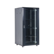 Шкаф серверный Rexant (04-4268-212) напольный 42U 600x800мм пер.дв.стекл металл 2 бок.пан. направл.под винты 800кг черный 92кг 230град. 2054мм IP20 сталь