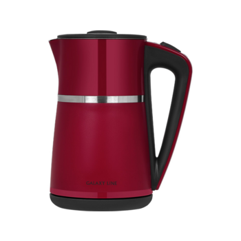 Чайник электрический Galaxy Line GL 0339 1.7л. 2200Вт красный корпус: металл/пластик (ГЛ0339ЛКР)