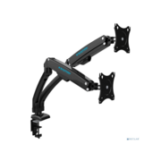 Кронштейн для мониторов ЖК Kromax OFFICE-9 черный 15"-34" макс.2x8кг настольный поворот и наклон верт.перемещ.