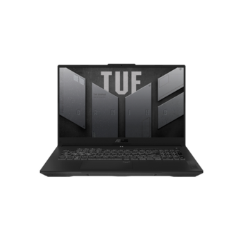 Ноутбук Ноутбук/ ASUS TUF F17 FX707VUR-HX225 17.3"(1920x1080 (матовый, 144Hz) IPS)/Intel Core 5 210H(2.2Ghz)/16384Mb/512PCISSDGb/noDVD/Ext:nVidia GeForce RTX4050(6144Mb)/Cam/BT/WiFi/56WHr/war 1y/2.6kg/Mecha Gray/DOS