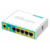 Маршрутизатор MikroTik hEX PoE lite with 650MHz CPU, 64MB RAM, 5xLAN (four with PoE out), USB, RouterOS L4, plastic case and PSU