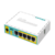 Маршрутизатор MikroTik hEX PoE lite with 650MHz CPU, 64MB RAM, 5xLAN (four with PoE out), USB, RouterOS L4, plastic case and PSU