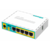 Маршрутизатор MikroTik hEX PoE lite with 650MHz CPU, 64MB RAM, 5xLAN (four with PoE out), USB, RouterOS L4, plastic case and PSU