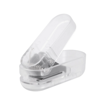 Дырокол Deli NS088white макс.:10лист. пластик белый отв.:1