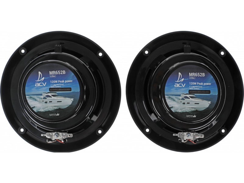 Колонки автомобильные ACV Marine MR652 60Вт 90дБ 16.5см (6 1/2дюйм) (ком.:2кол.) коаксиальные двухполосные