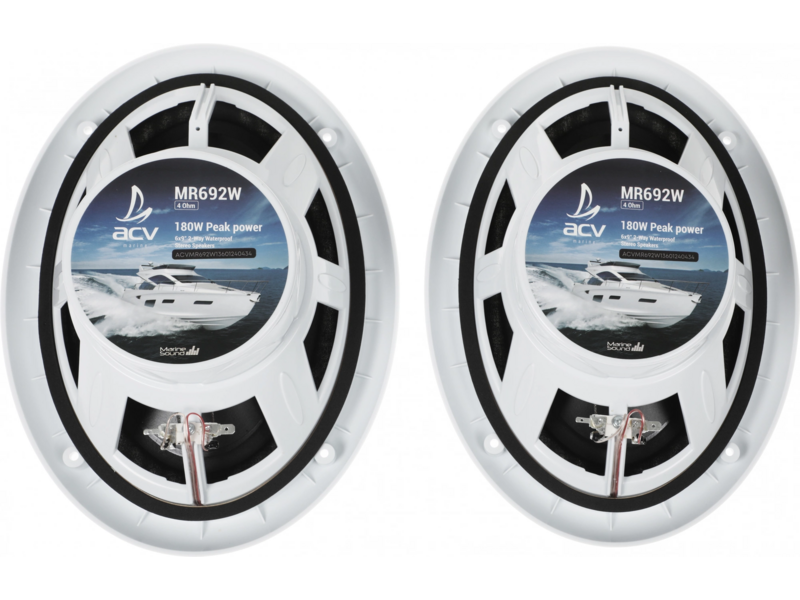 Колонки автомобильные ACV Marine MR692 90Вт 91дБ 16.5см (6 1/2дюйм) (ком.:2кол.) коаксиальные двухполосные
