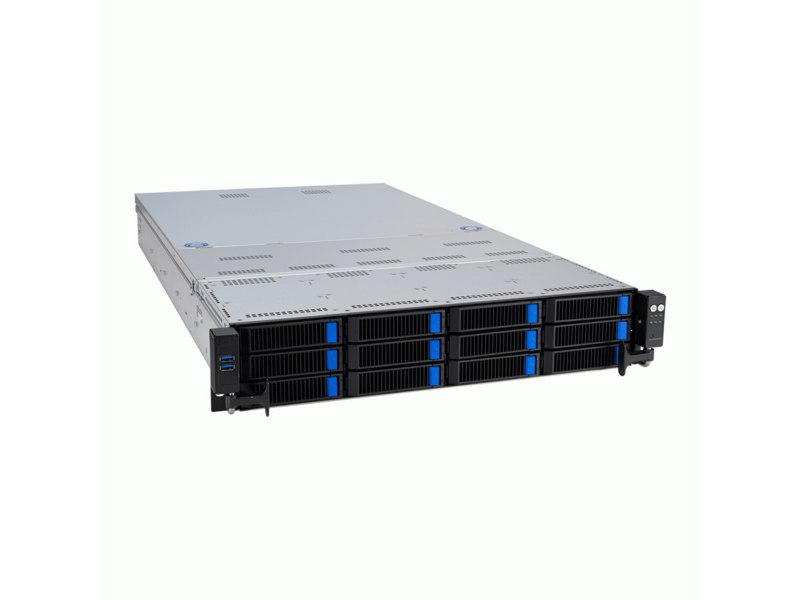 Серверная платформа Серверная платформа/ ASUS RS720A-E12-RS12/10G/2.6kW/8NVMe/GPU