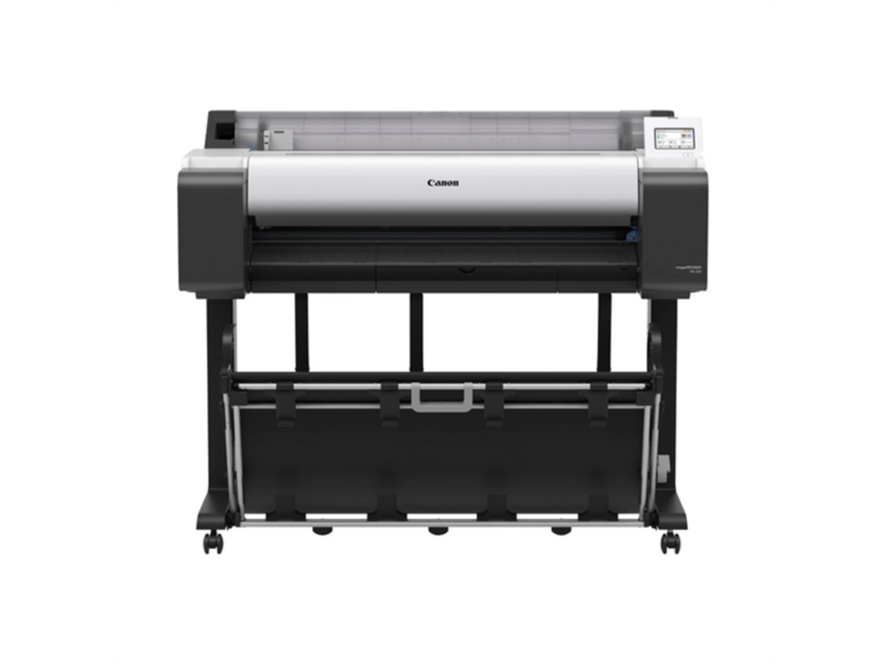 Широкоформатный принтер Canon imagePROGRAF TM-350 (36", A0, 5 цветов, A0 за 32 сек, 2400 x 1200 dpi, 2048 Мб, Диаметр втулки 2/3 дюйма, USB, Ethernet, Wi-Fi, печать на рулонах и листах, авторезак, подставка)