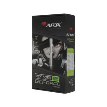 Видеокарта Afox PCI-E 4.0 AF3050-8GD6H2-V4 NVIDIA GeForce RTX 3050 8Gb 128bit GDDR6 1552/14000 DVIx1 HDMIx1 DPx1 HDCP Ret