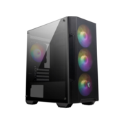 Корпус MSI MAG Forge M100A черный без БП mATX 2x120mm 2xUSB2.0 1xUSB3.0 audio bott PSU