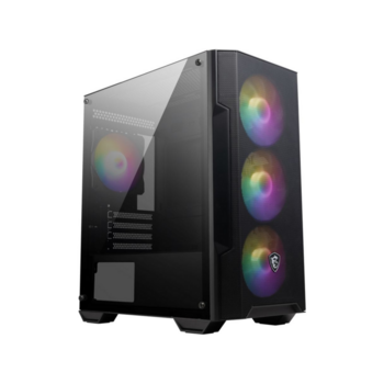 Корпус MSI MAG Forge M100A черный без БП mATX 2x120mm 2xUSB2.0 1xUSB3.0 audio bott PSU