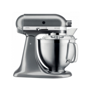 Настольный миксер KitchenAid Настольный миксер с откидным блоком Artisan 4.8 л, серебряный медальон