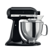 Миксер KitchenAid Настольный миксер с откидным блоком Artisan 4.8 л, черный