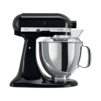 Миксер KitchenAid Настольный миксер с откидным блоком Artisan 4.8 л, черный